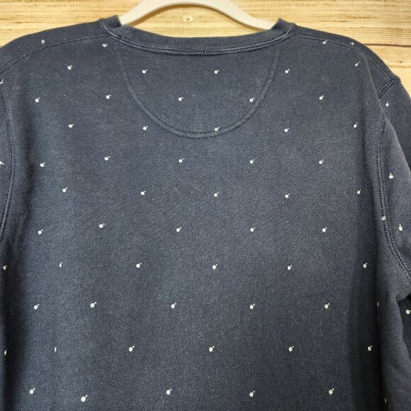 The Hundreds Crewneck Sweatshirt Men's Small Blue White Dot Streetwear Pullover - Picture 9 of 12
